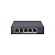 Hub de Switch Hikvision 04P 10/100MBPS Poe DS-3E1105P-Ei 60W - Imagem 1