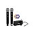 Kit de Microfone Sem Fio KTV A-MK1201 com 2 Peças - Imagem 1