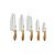 Jogo de Facas Cuisinart C55-10CFWS Revestidas de Cerâmica Advantage Faux Wood - 10 Peças - Imagem 1
