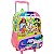 Mochila com rodas Escolar Barbie Sunny Days - 71628 (Rosa) - Imagem 1