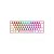 Teclado Gamer Redragon Fizz K617 RGB USB-C Rosa e Branco - Imagem 1