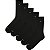 Meias Calvin Klein CVM213CR09002 - Masculina (5 Pares) - Imagem 1
