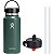 Garrafa Térmica Hydro Flask W32BTS332 946ml + Tampa WFS001 - Verde Militar - Imagem 1