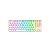 Teclado Mecânico Redragon K552W-RGB Kumara WHT US Red Swith Vermelho - Imagem 1