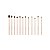 Jogo de Pincéis Beauty Creations Nude X BS12NX - 12 Peças - Imagem 1