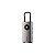 Hub USB-C FTX CT-HUBL3-Ag 8 em 1 4K/30Hz/5Gbps Cinza - Imagem 1