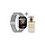 Kit Relógio G-Tide S6 Pro com Bluetooth - Prata/Cinza + Perfume Ambos 30 ML - Imagem 1
