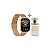Kit Relógio G-Tide S6 Pro com Bluetooth - Dourado/Rosa + Perfume Ambos 30 ML - Imagem 1