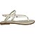 Sandália Infantil Klin 126173000-008466 - Branco/dourado - Imagem 1
