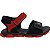 Sandália Infantil Klin 298035000-010809 - Preto/Vermelho - Imagem 1
