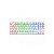 Teclado Gamer Redragon K552W-RGB Kumara com Fio Inglês - Branco - Imagem 1