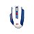 Mouse Gamer Redragon Woki M994WBR Superleve Sem Fio - Branco/Azul - Imagem 1