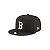 Boné New Era MLB 59FIFTY Boston Red Sox Preto e Branco Tamanho 7 5-8 - Imagem 1