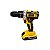 Kit Parafusadeira Elétrica Kandexs SP-993 Preto/Amarelo Bateria 21V - Imagem 1