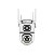 Câmera IP 4LIFE FLD25X Wi-Fi 360º Dupla Visão 2ª Geração - Branco - Imagem 1