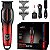 Cortador de Cabelo Elétrico VGR Voyager Hair Trimmer V-226 Vermelho - Imagem 1