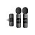 Microfone Sem Fio Boya BY-V2 (2TX+1RX) Lightning Preto - Imagem 1
