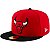 Boné New Era NBA Chicago Bulls 2 Tons 59Fifty Ajustável 70343697 - Vermelho/Preto - Imagem 1
