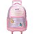 Mochila com Rodas Trendy 28030 - Rosa/Lilás - Imagem 1