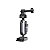 Suporte para Capacete Pgytech P-GM-225 para Câmera de Ação - Cinza/Preto - Imagem 1
