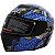 Capacete para Moto Jiekai JK-111 Azul Escuro - (Viseira Escura) - Imagem 1