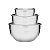Conjunto de Tigelas de Mistura Cuisinart CTG-00-SMBSB em Aço Inoxidável Preto - 3 Peças - Imagem 1