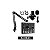 Microfone Satellite A-MK43 + Mesa de Som + Suporte - Imagem 1