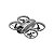 Drone Hetzer D16 Mini 180º/200M/2 Baterias - Cinza - Imagem 1