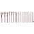 Kit Pincel Bush Beauty Creations Oh Darling BS-OD (24 Peças) - Imagem 1