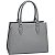 Bolsa David Jones Feminina CM7651 Cinza Aço - Imagem 1