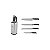 Jogo de 4 Facas Hudson Linha Profissional 23 x 10 cm Inox - Imagem 1