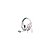 Fone de Ouvido Gamer Redragon H510W Zeus 2 com Fio - Branco - Imagem 1