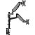 Suporte Duplo Articulado para Monitor Satellite A-RM18T 17 a 32 Polegadas 9kg - Imagem 1