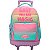 Mochila com Rodas Trendy 28036 - Rosa/Lilás - Imagem 1