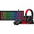 Kit Gamer Redragon Essentials S149 4 em 1 Preto - Imagem 1