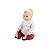 Boneca Baby Reborn V-121 - 48cm - Silicone - Roupa com Coração - Imagem 1