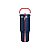 Garrafa Térmica Stanley The Iceflow Flip Straw Tumbler de 887 ML - Azul Marinho Vermelho - Imagem 1