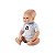 Boneca Baby Reborn V-127 - 48CM - Silicone - Roupa Ursinho - Imagem 1