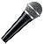 Microfone Vocal Shure PGA48-XLR com Fio Preto/Prata - Imagem 1