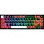 Teclado Redragon K631RGB-PRO-BRW Castor Pro Sem Fio - Preto/Vermelho - Imagem 1