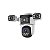 Câmera de Vigilância IP Xion XI-CCTV300 O-Kam Pro Triplo 1080P Wifi - Branco/Preto - Imagem 1