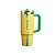 Copo Térmico Stanley Quencher Protour Tumbler de 887 ml - Verde Amarelo Time - Imagem 1
