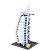 Blocos de Construção Architecture Burj al Arab Hotel Wange - 5220 (1306 Peças) - Imagem 1