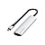 Hub Satechi ST-P6SS Slim Multiport 6 Em 1 USB-C Prateado - Imagem 1