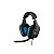 Fone de ouvido gamer Logitech G432 7.1 - Preto e azul - Imagem 1