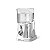 Irrigador Bucal Waterpik Nano Waterflosser WP-250EU com 3 Níveis de Pressão 400 ML Bivolt - Branco - Imagem 1