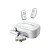 Microfone Sem Fio Hollyland Lark A1 Combo - USB-C/Lightning - Recarregável - Branco - Imagem 1