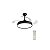 Ventilador de Teto Satellite A-FAN803 - 30W - com Luminária - Bivolt - Preto - Imagem 1