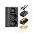 Kit K&F NP-W235 de 2 Baterias + Carregador 28.0018 - Imagem 1