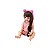 Boneca Bebê Reborn V-64 - 55 cm - Silicone - Roupa de Crochê Rosa - Imagem 1